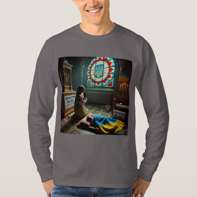 Camiseta Oración por el futuro de Ucrania (Anverso)