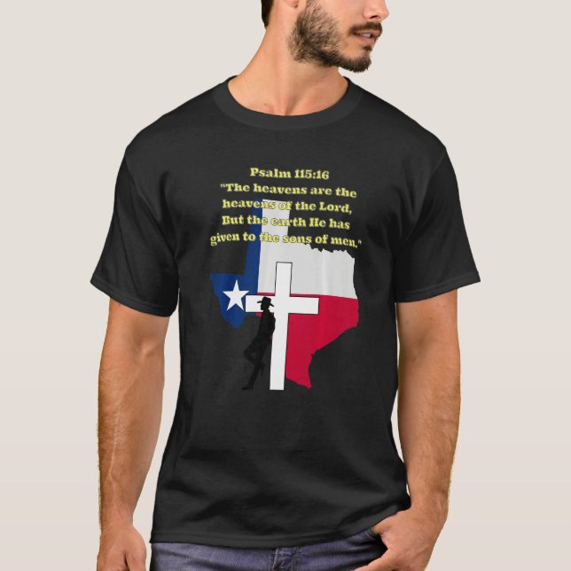 Camiseta Oración religiosa de Jesús Bibl (Anverso)