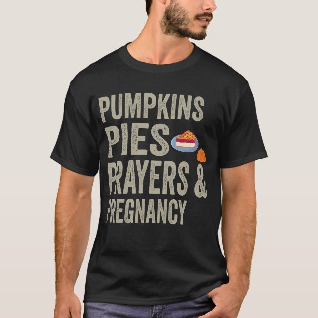 CAMISETA ORACIONES Y EMBARAZO DE BOMBA (Anverso)