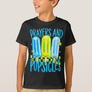 Camiseta Oraciones y paletas divertidos niños cristianos de