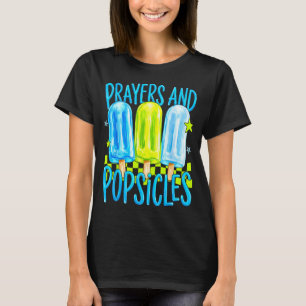Camiseta Oraciones y paletas heladas adorables niños cristi