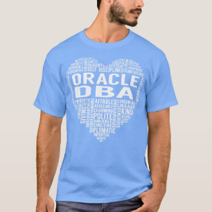 Camiseta Oracle Dba Heart