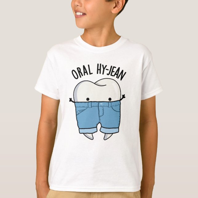 Camiseta Oral Hy-jean Funny Tooth Pun (Anverso)