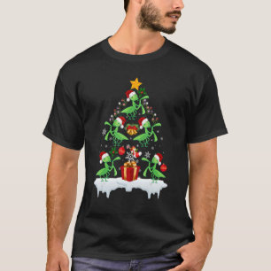 Camiseta Orando Mantis Navidad Ornamento Árbol Navidad Navi