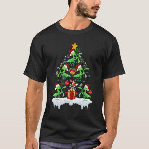 Camiseta Orando Mantis Navidad Ornamento Árbol Navidad Navi