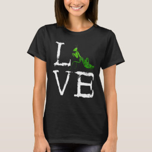Camiseta Orando Mantis Sombrío Amor Mantis Bug Green Insect