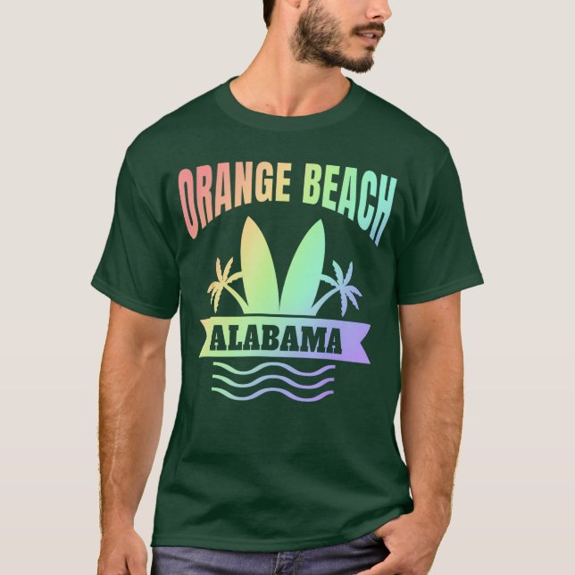 Camiseta Orange Beach Alabama Vacation Souvenir (Anverso)