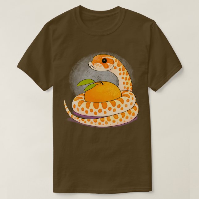 Camiseta Orange Creamsicle Hognose Snake  (Diseño del anverso)