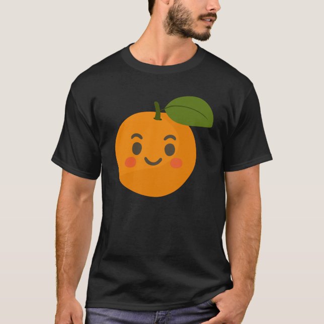 Camiseta Orange – Fresh Vibrant Fruit Illustration (Anverso)