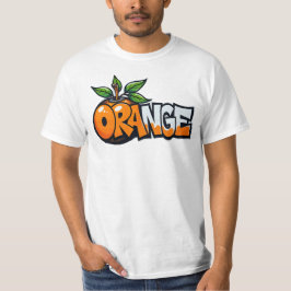 Camiseta orange, graffiti, fruit, street art, urban