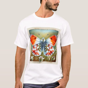 Camiseta Orangetip butterfly 060824IREF219 - Watercolor