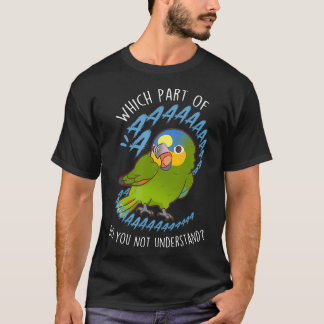 Camiseta Orangewingewingen Amazon Parrot Aaaa Funny Cute Ma