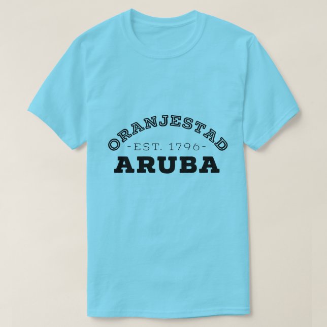 Camiseta Oranjestad Aruba (Diseño del anverso)