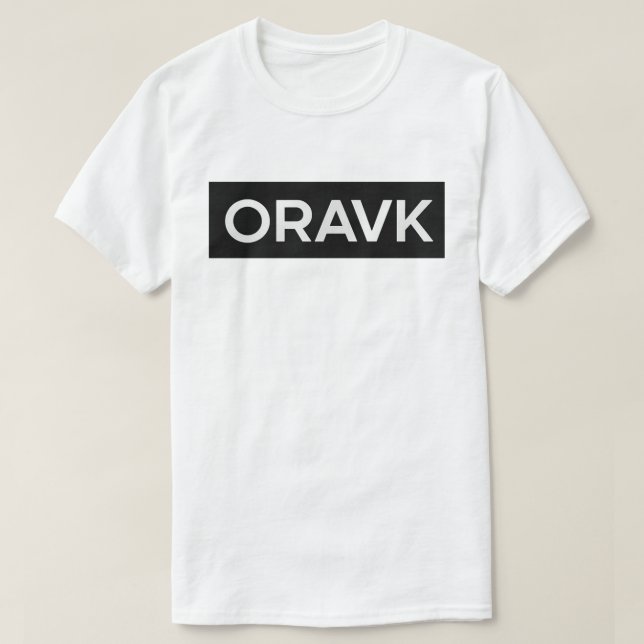 Camiseta oravk (Diseño del anverso)