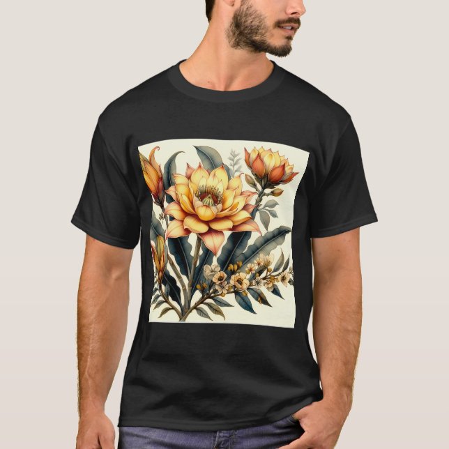 Camiseta Orbea lutea (Flor de carroña amarilla) (Anverso)