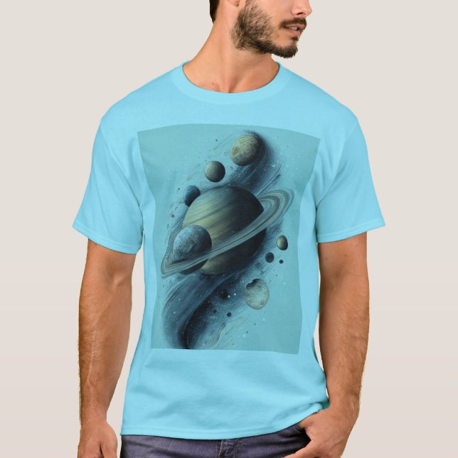 Camiseta Órbita de estilo (Anverso)