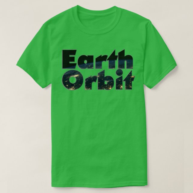 Camiseta Órbita terrestre (Diseño del anverso)