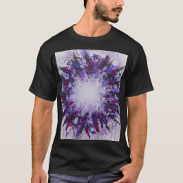 Camiseta Órbita vórtice mística de colores