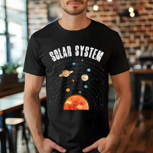 Camiseta Órbitas antiguas del amante de la astronomía de lo