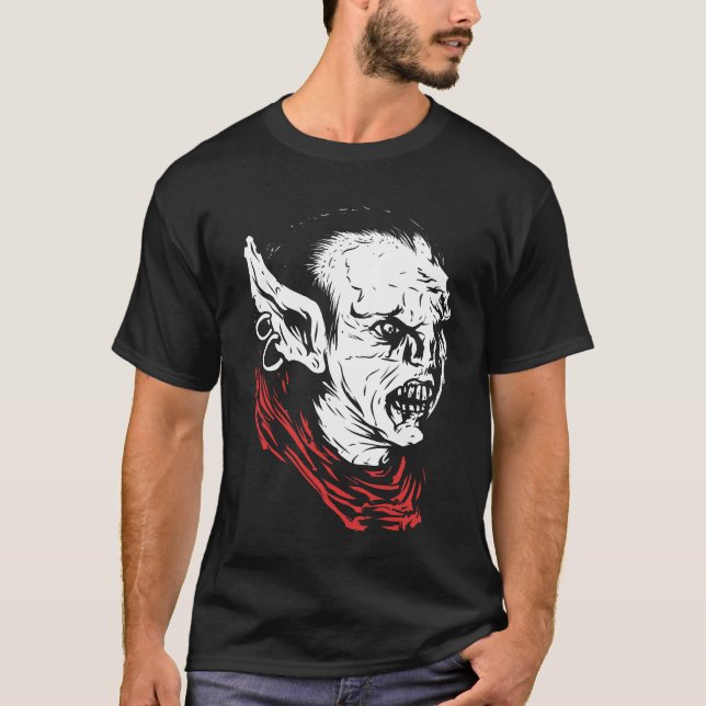 Camiseta ORC Devil Grunge Black Art Ilustracion Trendy (Anverso)