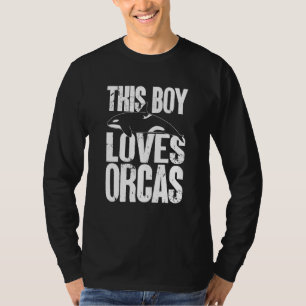 Camiseta Orca A este chico le aman las orcas ballenas sueca