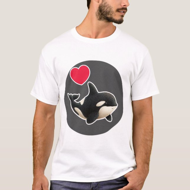 Camiseta Orca Adorable (Anverso)