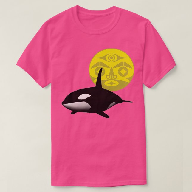Camiseta Orca al sol (Diseño del anverso)