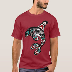 Camiseta Orca Asesina Ballena Pacífico Noroeste Alaska
