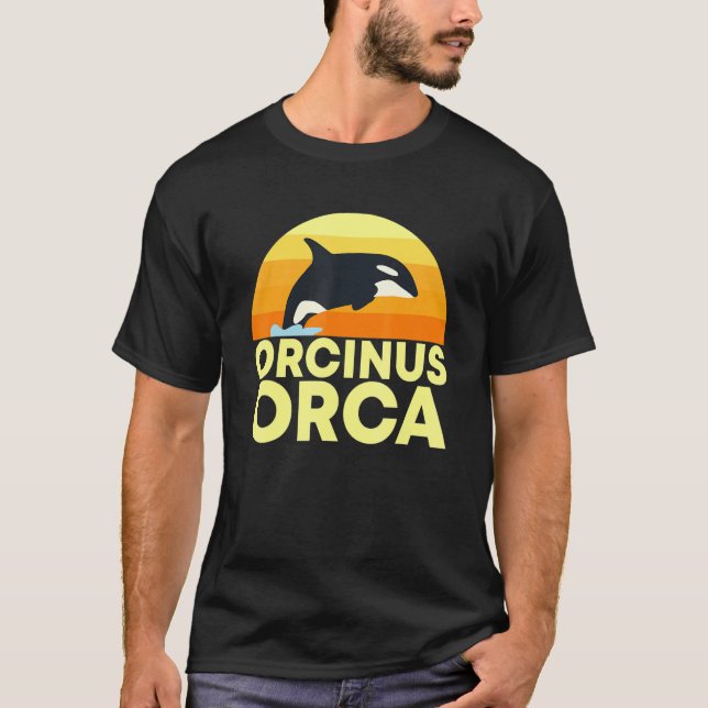 Camiseta Orca Asesina Dolphin Biólogo de Ciencias Marinas (Anverso)