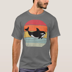 Camiseta Orca Asesina Mar de Ballena Panda Vintage Retro 80