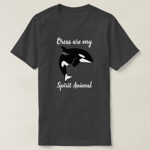 Camiseta Orca Asesino Animal de Espíritu Ballena 