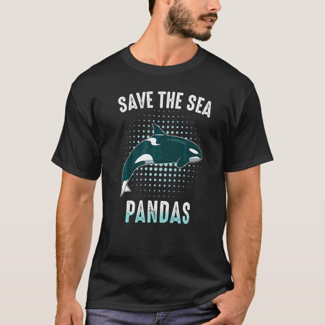 Camiseta Orca Ballena Asesina Océano (Anverso)