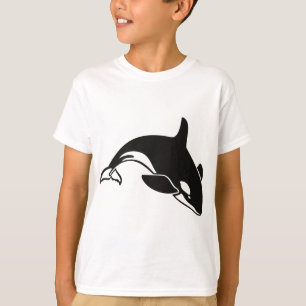Camiseta Orca blanco y negro de la orca