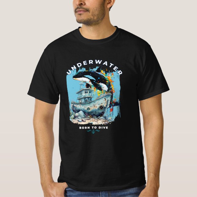 Camiseta Orca de verano de medianoche (Anverso)