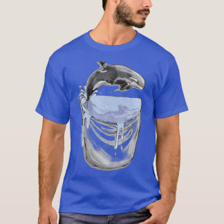 Camiseta Orca en la bolsa por derholle