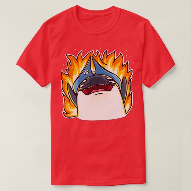 Camiseta Orca enojada (Diseño del anverso)