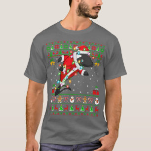 Camiseta Orca Fish Lover Xmas coincidiendo con Santa Ugly O