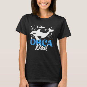 Camiseta Orca  Graphic For Boys Men Dads Whale Long Sleeve