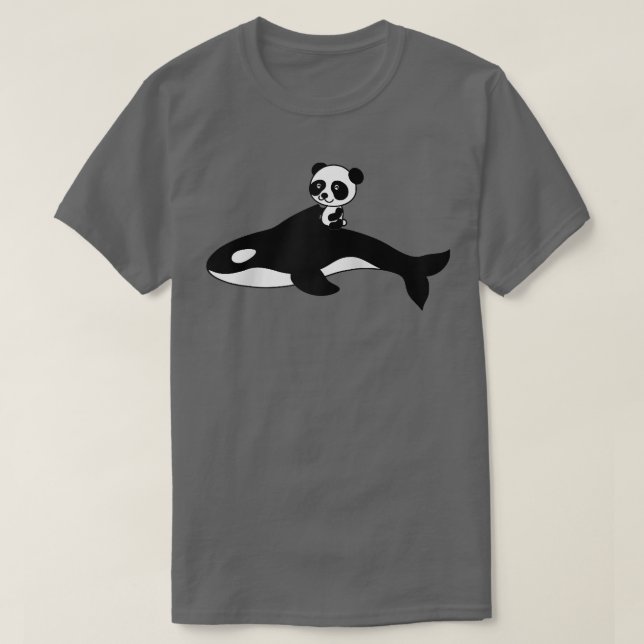 Camiseta Orca Killer Whale Panda Bear Baby Gift Base Raglan (Diseño del anverso)
