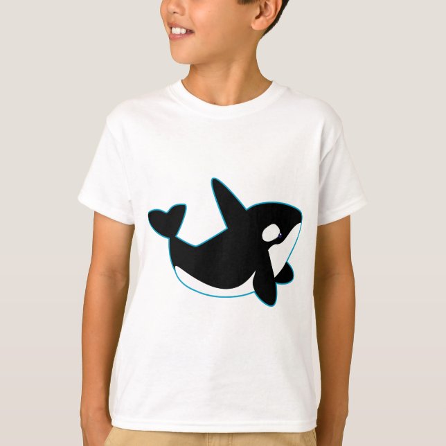 Camiseta Orca linda (orca) (Anverso)