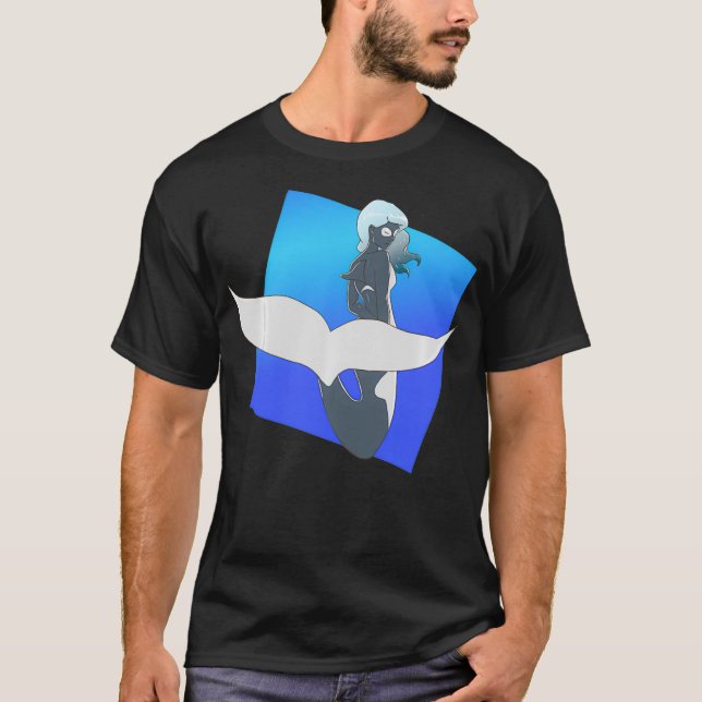 Camiseta Orca Mermaid Art (Anverso)