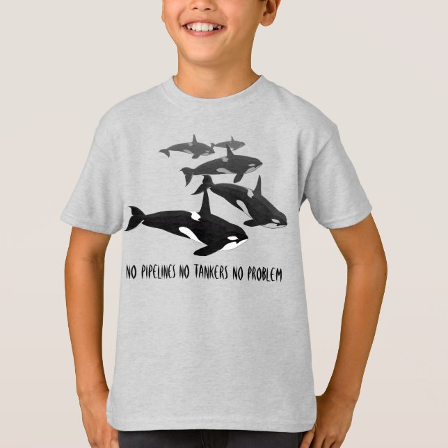 Camiseta Orca Orca Orca para niños (Anverso)
