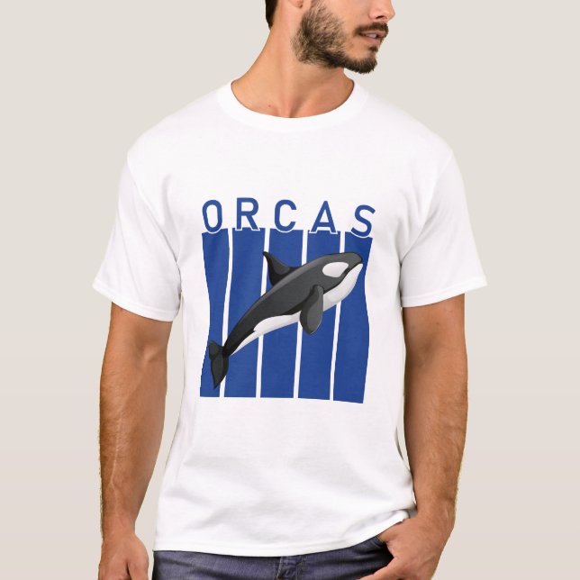 Camiseta Orca - orcas de Ocean Lover (Anverso)