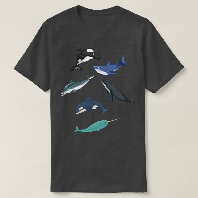 Camiseta Orca Plush Shark Tee Shark Tee Women Shark Mouth   (Diseño del anverso)
