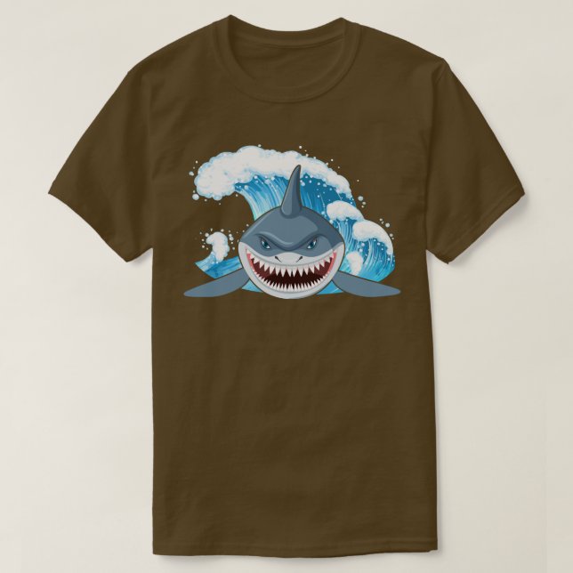 Camiseta Orca Plush Shark Tee Shark Tee Women Shark Mouth 6 (Diseño del anverso)