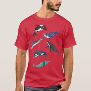 Camiseta Orca Plush Tiburón Tee Tiburón Mujeres Tiburón Boc