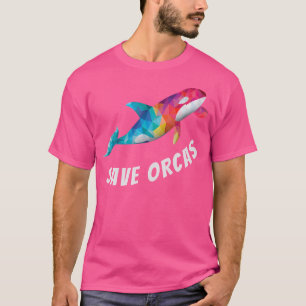 Camiseta Orca Save Orcas Killer Whale Summer Beach Ocean Di