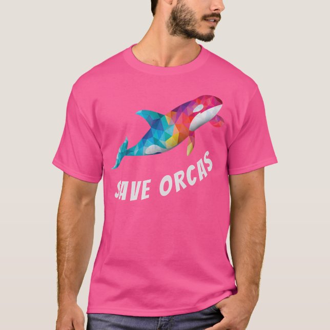Camiseta Orca Save Orcas Killer Whale Summer Beach Ocean Di (Anverso)