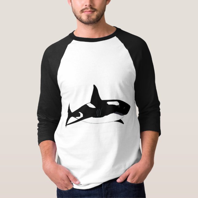Camiseta Orca = Shorca del tiburón (Anverso)