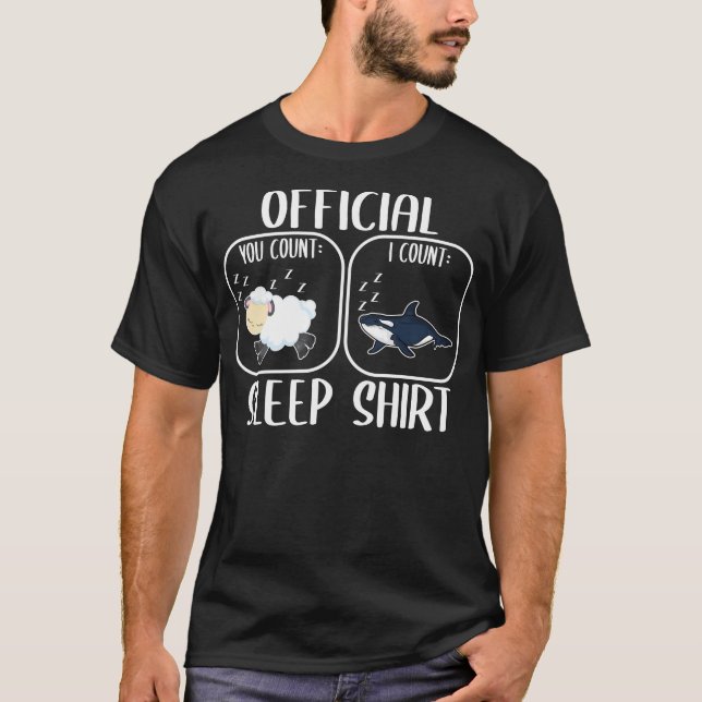 Camiseta Orca Sleep Shirt Count Sheep (Anverso)